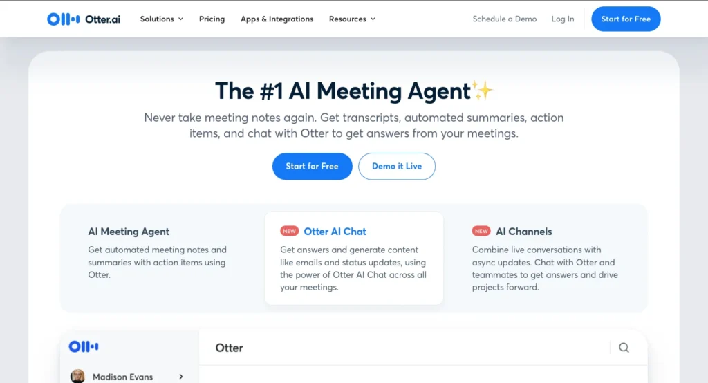 Best AI Note Taking Tools in 2025 - Otter.ai