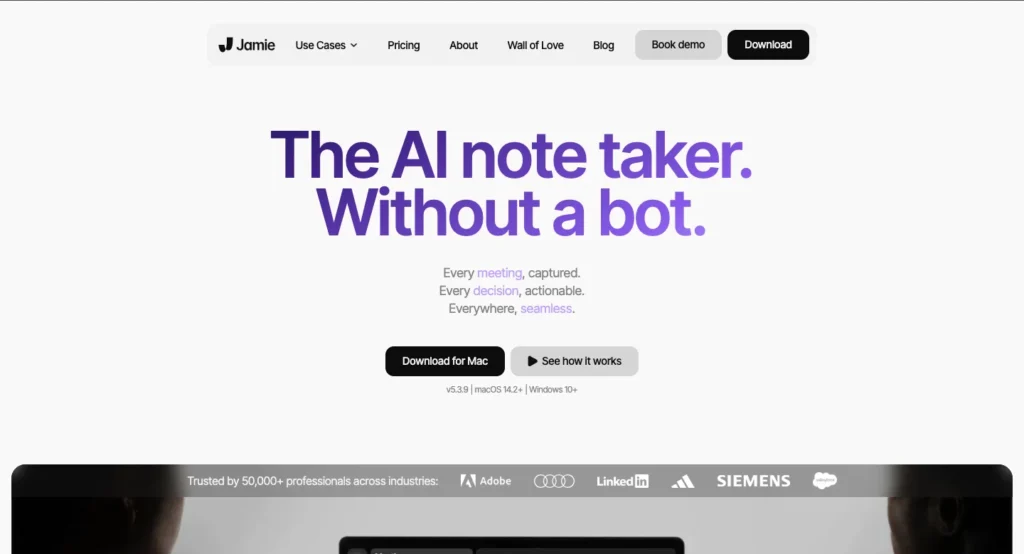 Best AI Note Taking Tools in 2025 - Jamie AI