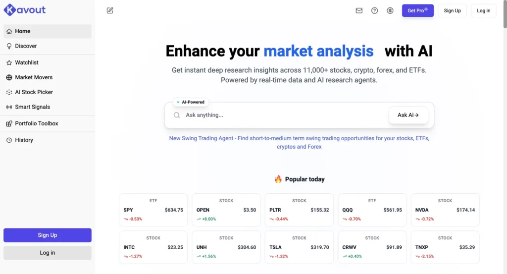 Best AI Tools for Stock Trading in India (Free & Paid) โ 2025 Guide 5 Kavout - AI Tools for Stock Trading