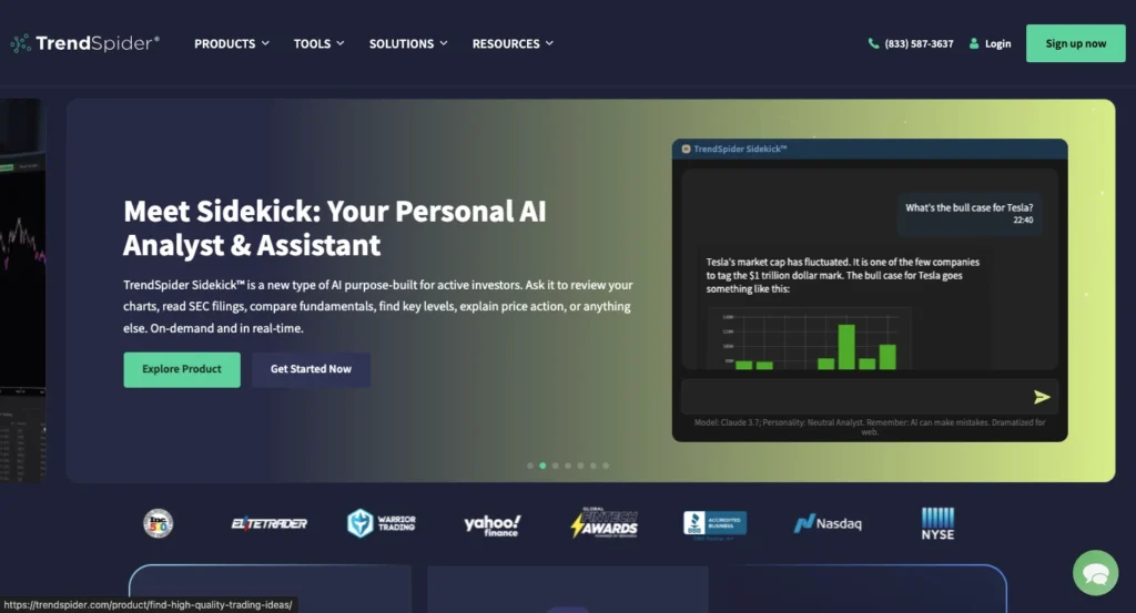 Best AI Tools for Stock Trading in India (Free & Paid) โ 2025 Guide 7 TrendSpider - AI Tools for Stock Trading