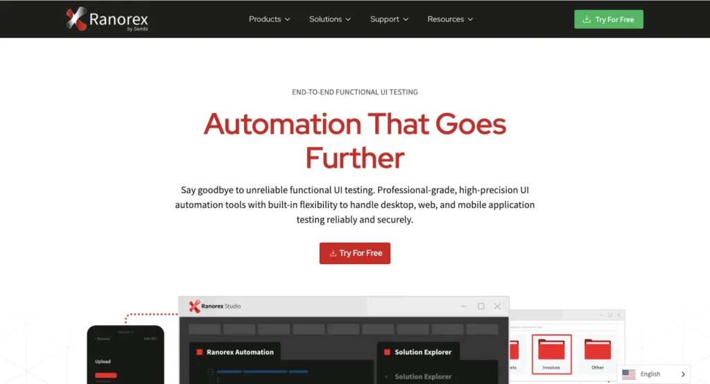 Open Source AI Testing Tools - Ranorex