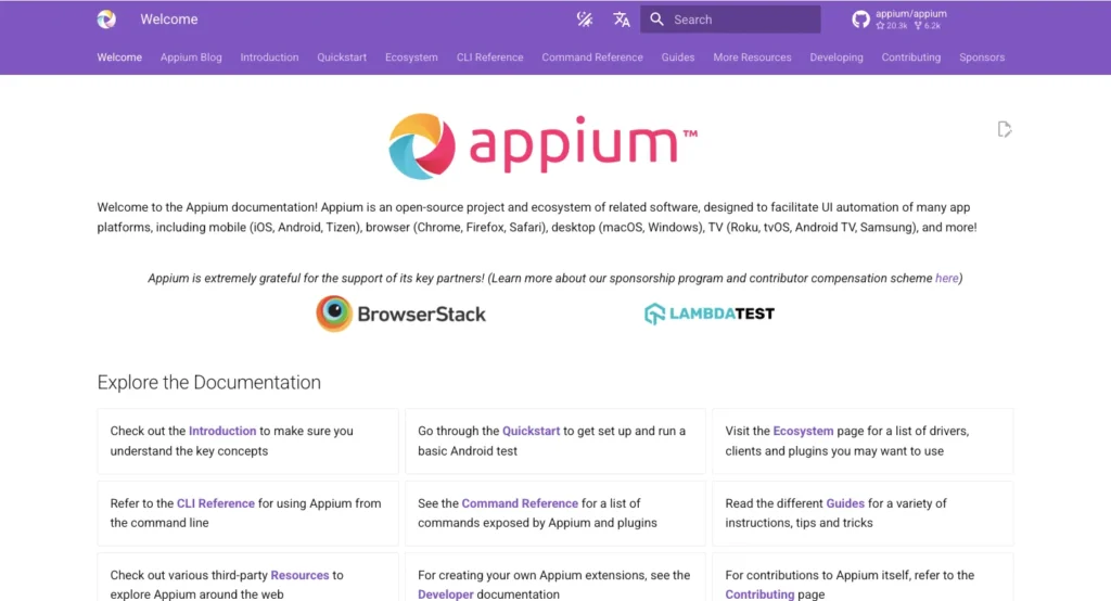 Open Source AI Testing Tools - Appium