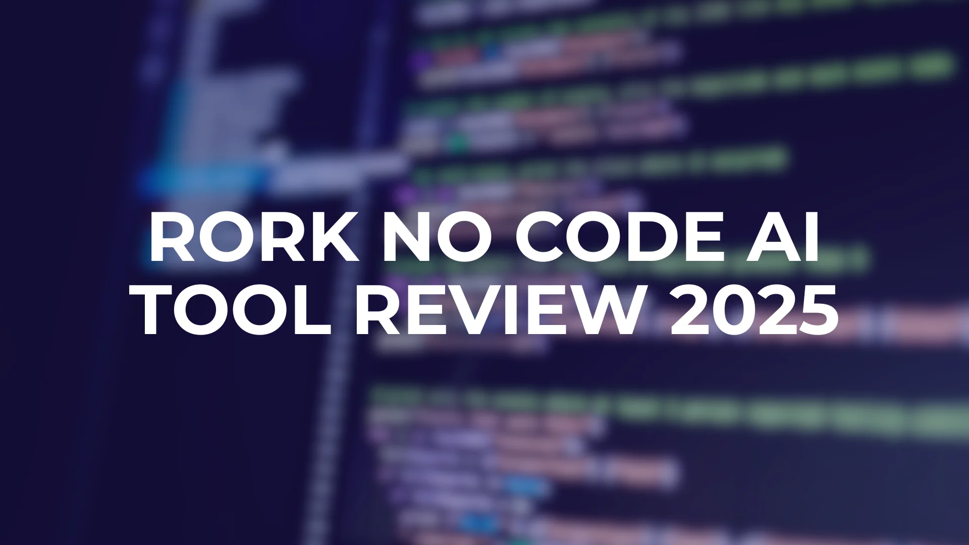 Rork No Code AI Tool Review 2025