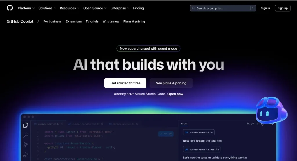 Top 9 AI Tools for DevOps - Github Copilot