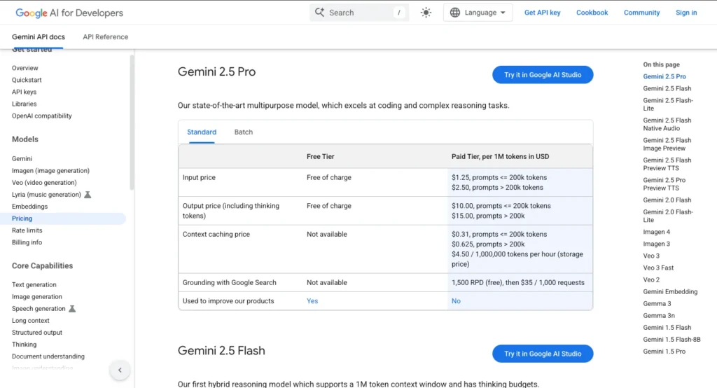 Free API Key - Google AI Studio