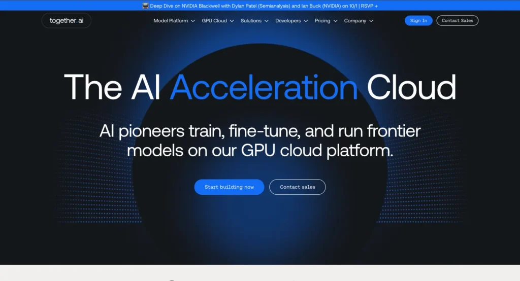 Free API Key -Together.ai