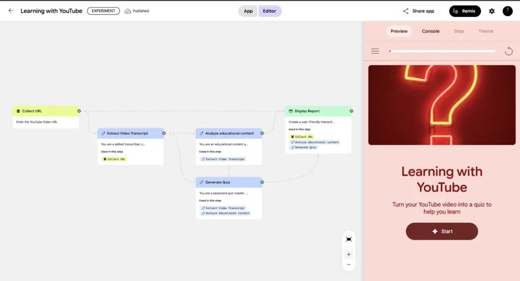 Google Opal Review - Learning with YouTube AI Tool