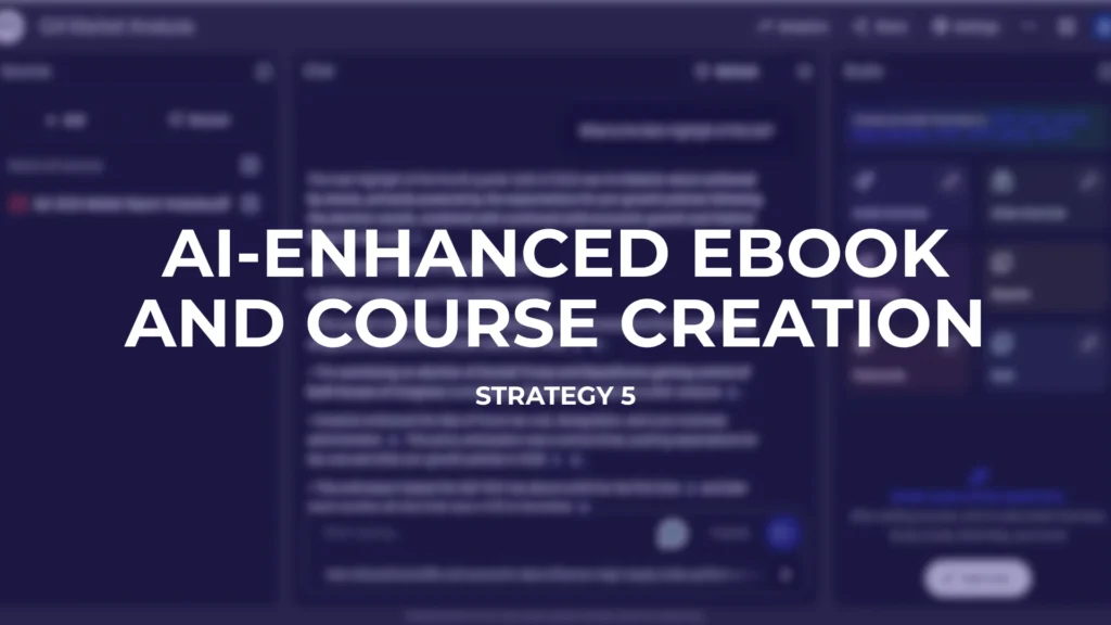 AI-Enhanced Ebook and Course Creation- NotebookLM