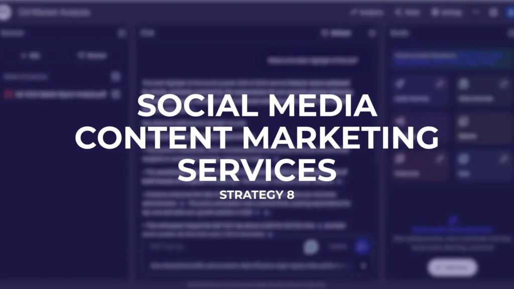 Social Media Content Marketing Services - NotebookLM