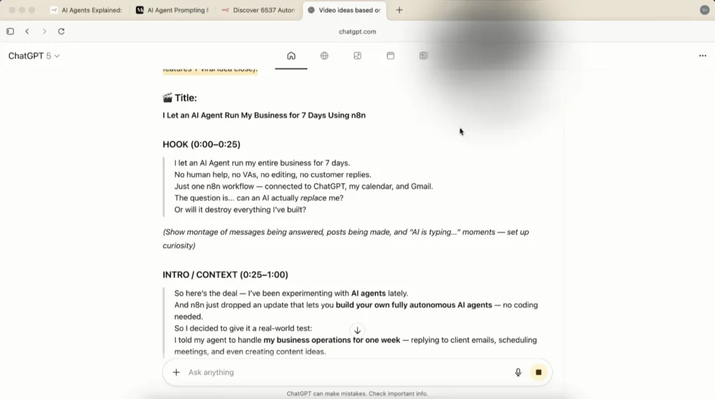 ChatGPT Altas use cases - For Content Creation
