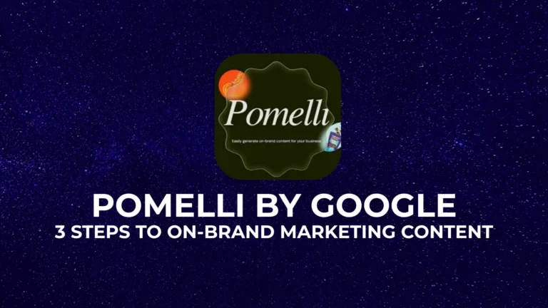 Pomelli by Google: 3 Steps to On-Brand Marketing Content 10 Pomelli AI by Google Labs