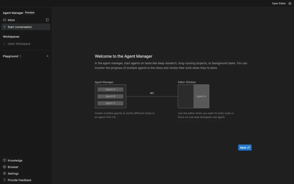 Google Antigravity Agent Manager