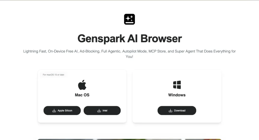 How to download Genspark AI Browser