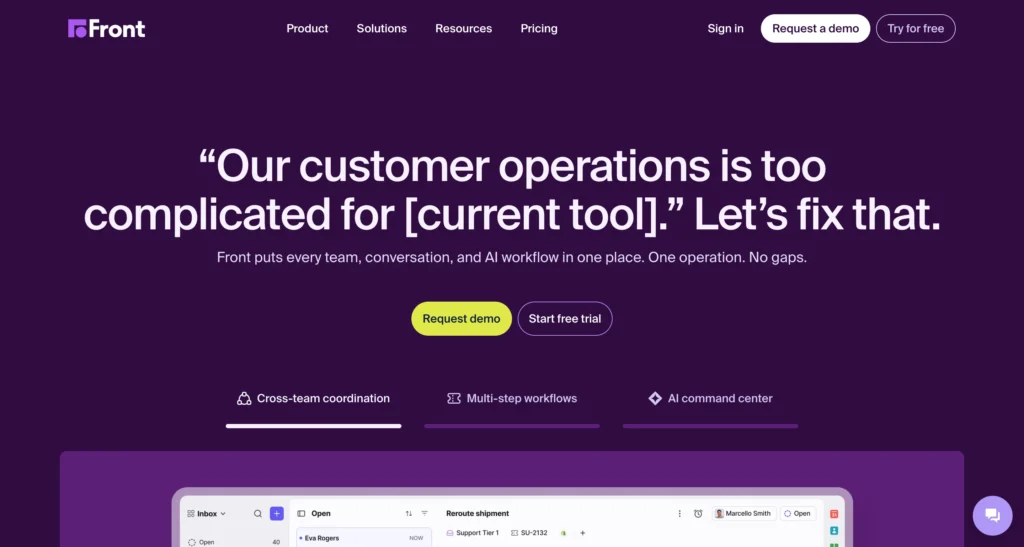 Front - 10 Best Email Management Tools for SMBs