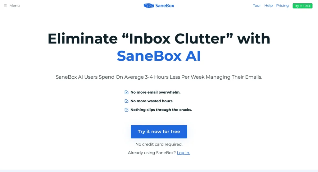 Sanebox - 10 Best Email Management Tools for SMBs