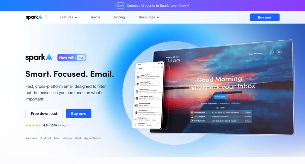 Spark - 10 Best Email Management Tools for SMBs