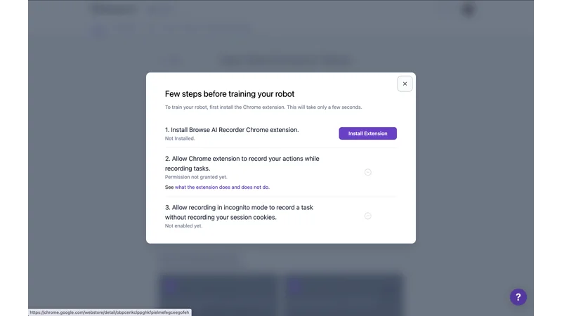 Data Scraping without Coding: Browse AI Full Guide 4 Install Chrome Extension of Browse AI