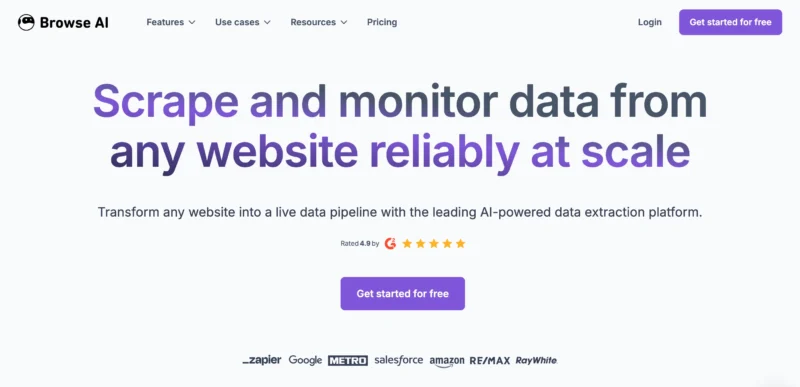 Data Scraping without Coding: Browse AI Full Guide 1 Browse AI | Data scraping without coding